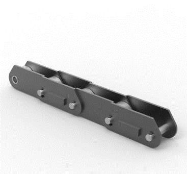 kaufen Kundenspezifische Becherwerk-Förderkette der Neigungs-100mm mit Zubehör-Anti-Erosion online manufacture