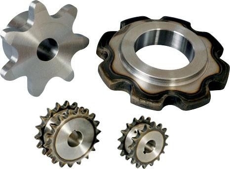 kaufen Kundenspezifisches mit Büschen bepflanztes Rollen-Ketten-untätigeres Bronzekettenrad online manufacture