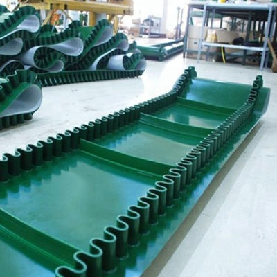 Grün neigte 2 Bandbreite des Falten-Förderband-1200mm